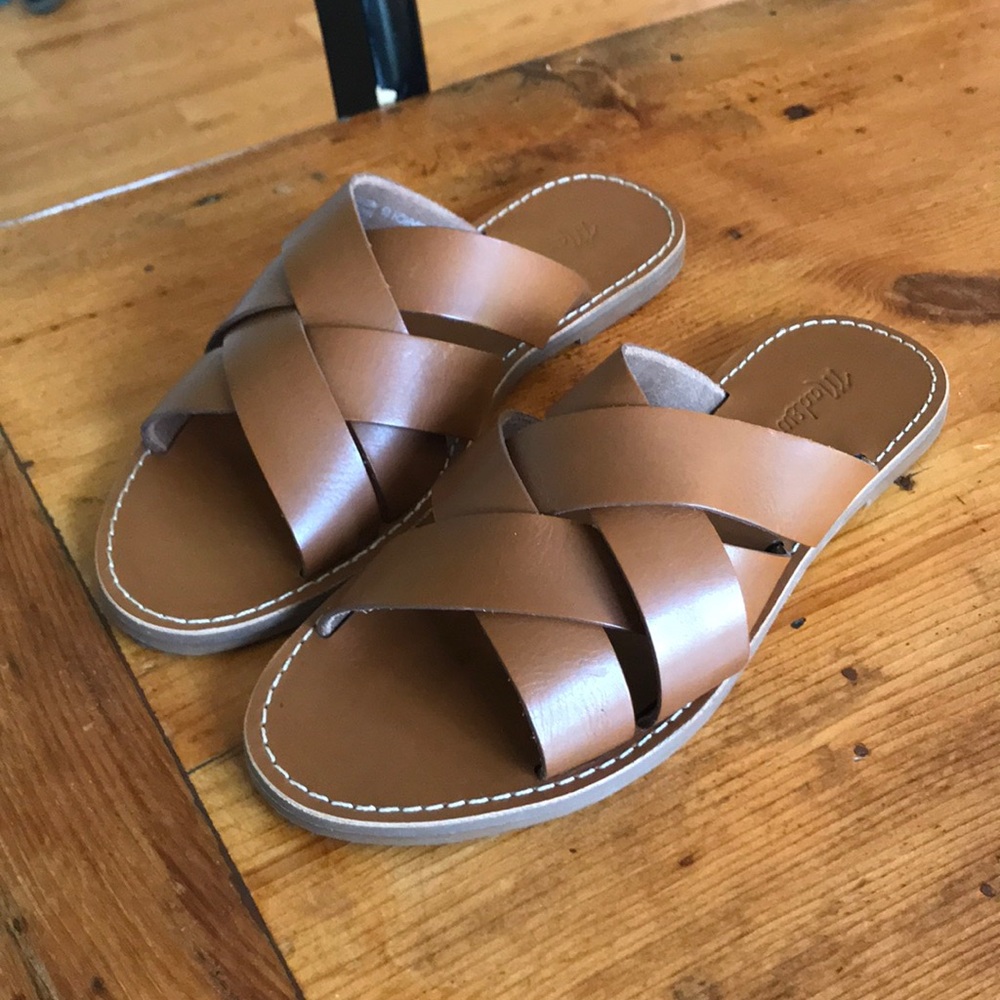 The Boardwalk Woven Slide Sandal from Madewell